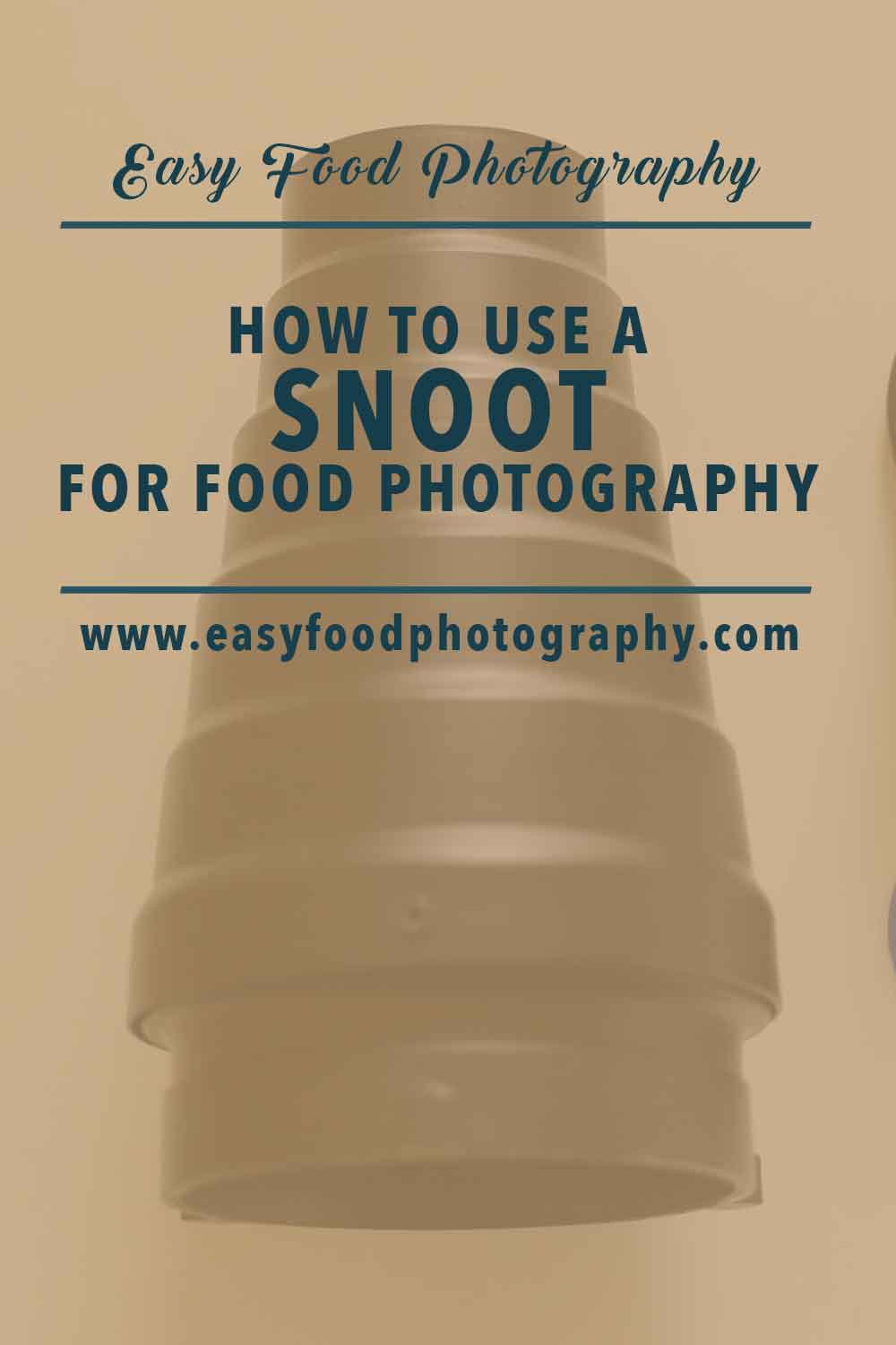 HOW TO USE A SNOOT FOR FOOD PHOTOGRAPHY